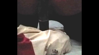 Crossdresser Nineta fuck her ass with big cuccumber