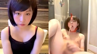 Squirting,ladyboy,femboy,shemale,Japanese,semen,swallow,dildo,anal,masturbation‘s video