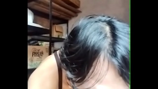 Asian Ladyboy Masturbate In Her Office