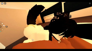 Roblox porn | Femboy lets herself be treated like a slut