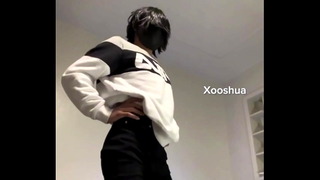 Cute femboy twink in tight and pretty clothes