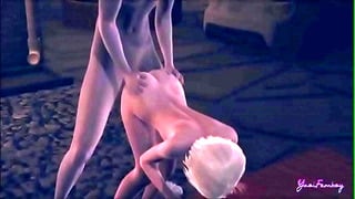 Yaoi Femboy Otsuke – jerks off and gets fucked in the entrance of his house