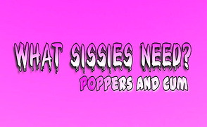 What Sissies Need – Poppers And Cum
