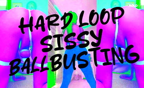 Hard Loop Sissy Ballbusting