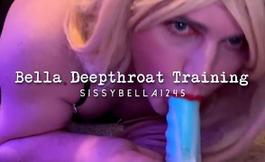 Bella Deepthroat Training