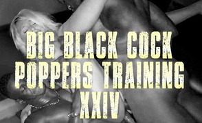Big Black Cock Poppers Training 24