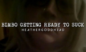 Bimbo Getting Ready To Suck