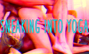 Sneaking Into Yoga – A Sissy Caption Story