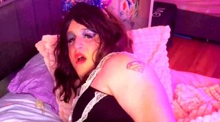 Depraved Sissy Maid Shows Off