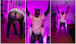 Sissy Maid Self Bondage Predicament
