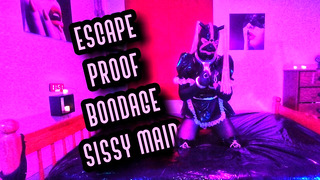 Sissy Maid Stuck in Bondage