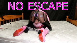 No Escaping Bondage – Sissy Maid Punishment – Steel Rigid Ankle-Wrist Spreader