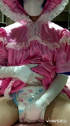 Sissy Baby Dress Diaper masturbation