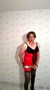 Sissy Roselyne masturbates and fucks her pussy