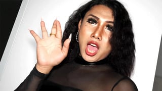 Chunky BBW Thai femboy gets a big ass shave and fuck bareback raw