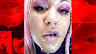 Mesmerized for Cum Eating