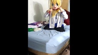 Kigurumi PVC Cosplay Breathplay Test