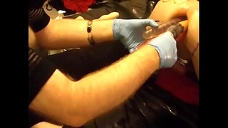ryans sissy ass fisted by a new friend
