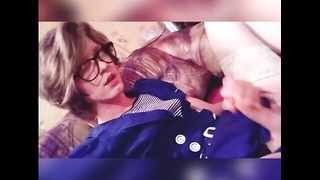 Hattabi4ik Crossdresser Femboy Fapping Sweet Dick (Homemade)