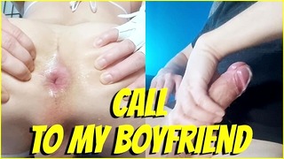That’s what happens when I call my boyfriend at work / Anal play / HornyJohny66