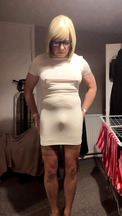 Christmas party dress bulge