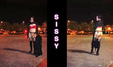 Sissy taniax, street slut exposure